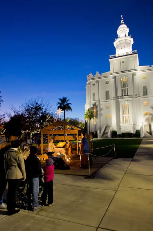 The Church of Jesus Christ of Latter-day Saints temple in St. George.