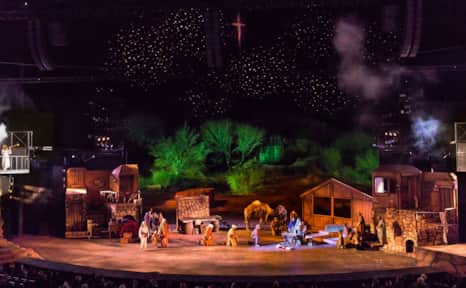 Tuacahn also hosts live nativity performances in their outdoor amphitheatre.