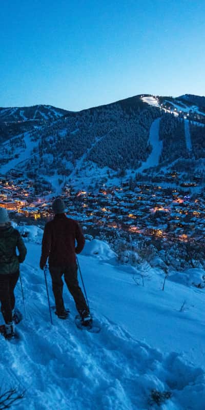 Park City at night.