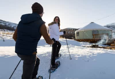 The Nordic Yurt at Soldier Hollow.