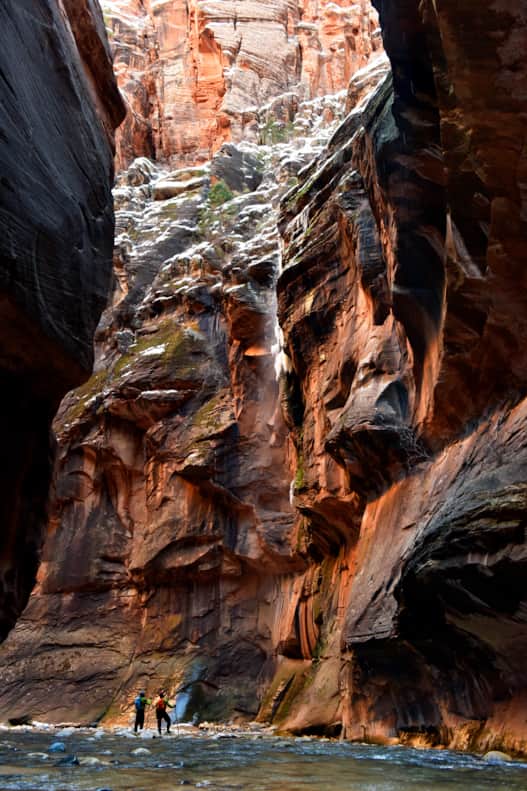 A couple hikes The Narrows in Zion National Park