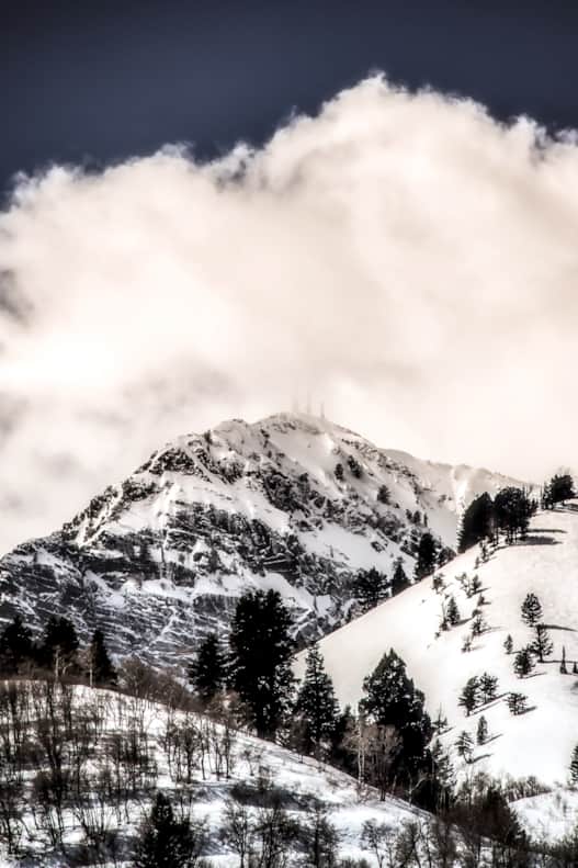 Put on a pair of snowshoes and explore the Ogden Valley to see some incredible scenic terrain.