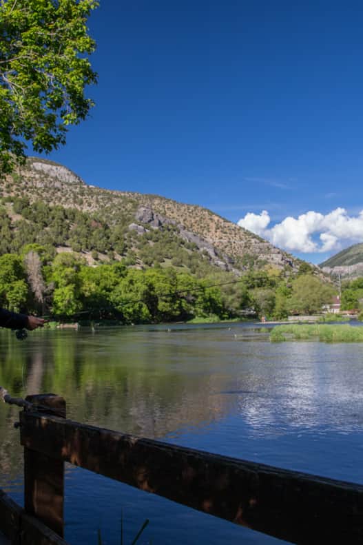 Logan Canyon offers great fishing and water views.