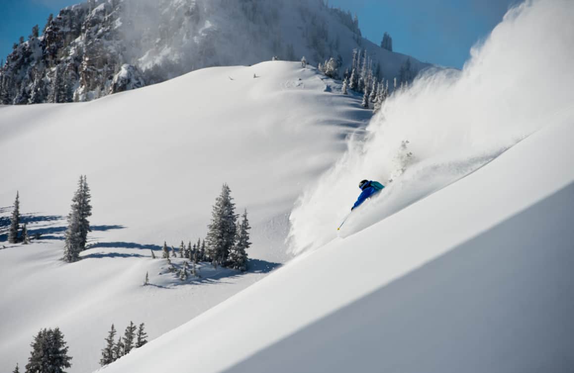 The legendary Alta is a skiers only paradise.