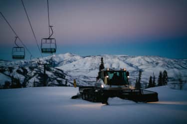 Arresting panoramic sunsets are a nightly perk of the job.