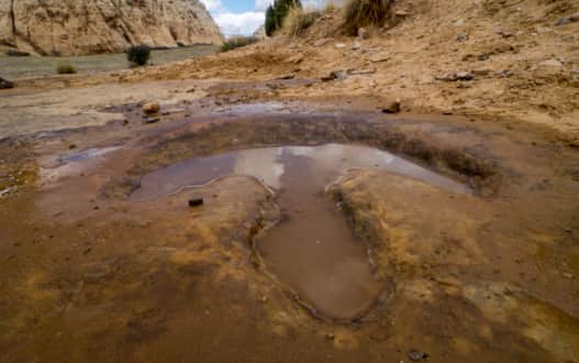 Footprint of a giant left in the San Rafael Swell.