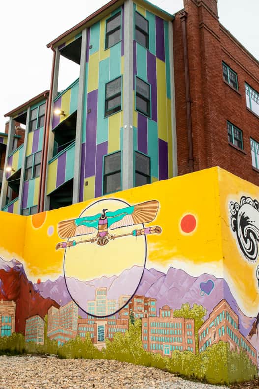 Murals at 9 Rails Creative District in Ogden.