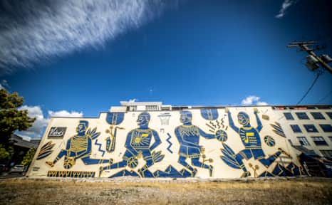 Utah Jazz Mural by Karabo Poppy Moletsane