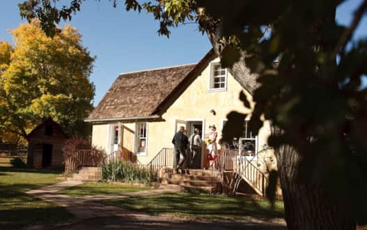 The Gifford Homestead in Capitol Reef National Park is a bakery and goods shop converted from a family-owned farm house originally built in 1908.