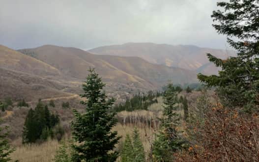 Stewart Falls offers views of both Sundance Resort and Mount Timpanogos.