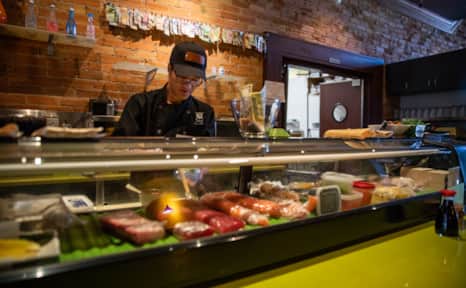 Tona Sushi Bar and Grill uses locally sourced ingredients and fresh seafood to create innovative dishes.