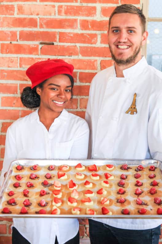 Raysha Carrasco and her husband, Maxime Ambeza.
