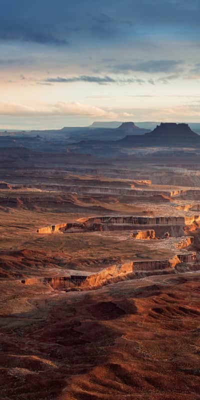 The Green River Overlook offers amazing views of the surrounding canyons.