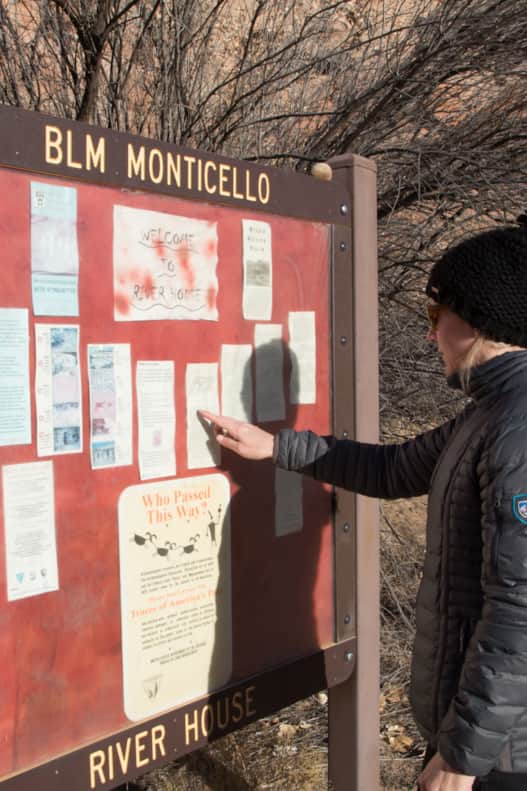 Signs can give you safety and historical information.