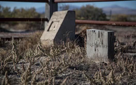 Terrace Cemetery all but vanished after the shorter line was completed across Great Salt Lake.