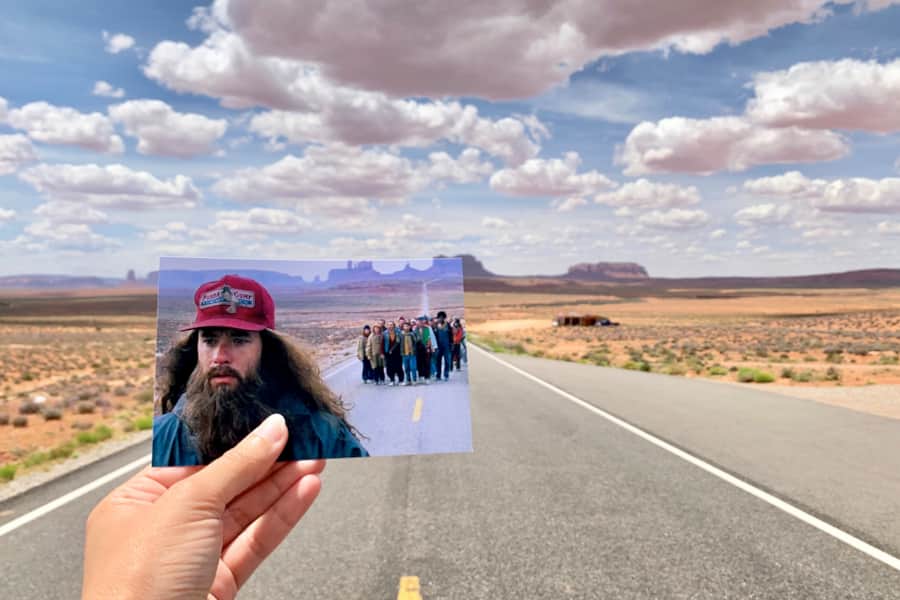 "Forrest Gump," Monument Valley (Mexican Hat)