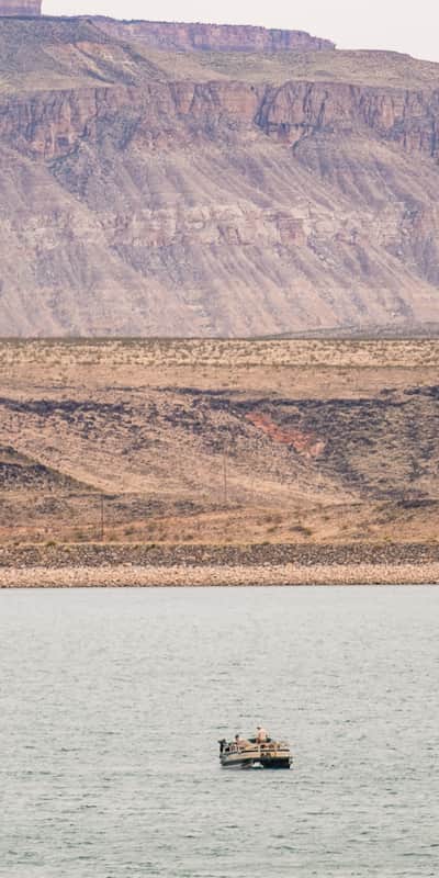Quail Lake is popular with anglers, with a well-stocked supply of many species of fish.