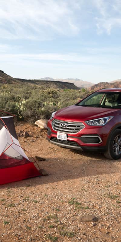 Camp right on the beach at Gunlock State Park.