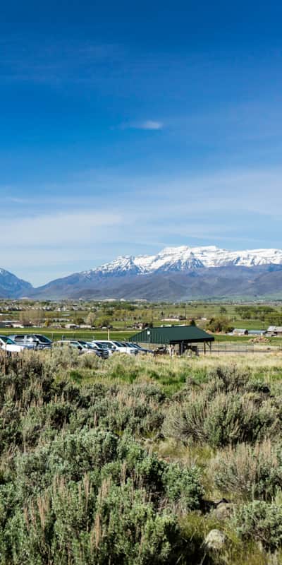 Even the views from the trailhead on this ride are pretty spectacular.