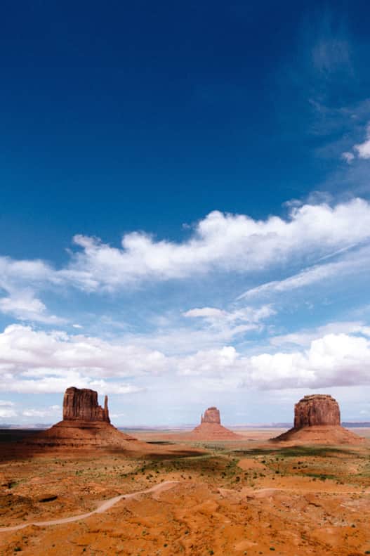 Most people spend about three hours driving Monument Valley’s 17-mile scenic loop road.
