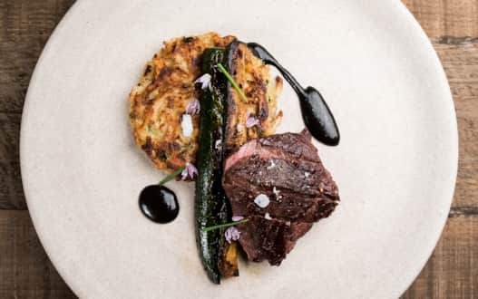 Many of the ingredients used at Table X are sourced from the extensive on-site gardens