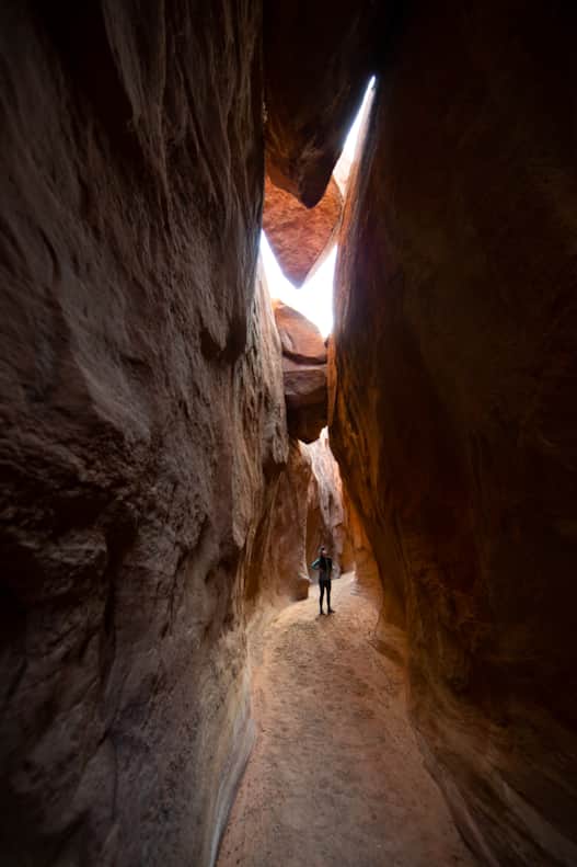 Spooky Canyon along Hole-In-The-Rock-Road in Escalante, Utah.