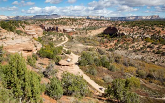A view of the grounds at Best Friends Animal Sanctuary in Kanab.