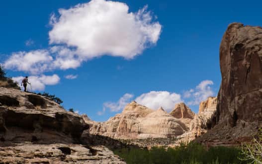 Navajo Dome and Fremont River Canyon