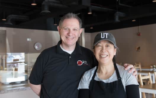 Kazuyo, the namesake of K’s Kitchen, and her husband Phil Stevenson opened their restaurant in November 2018 shortly after they moved from Japan.