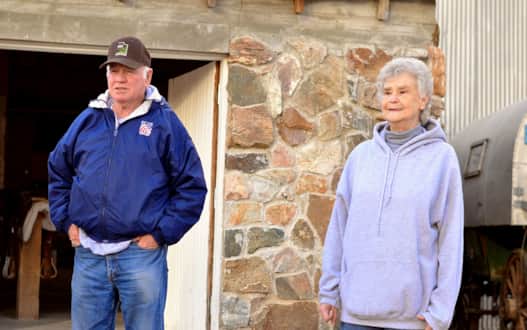 Ranch cultural volunteers Beth and Dennis Simonson.