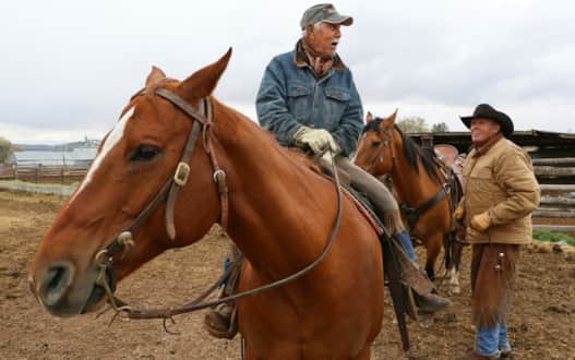 Riding with the locals.