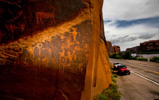 Potash Road Petroglyphs.