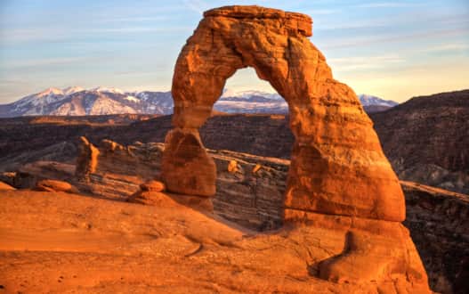 Sunset on Delicate Arch.