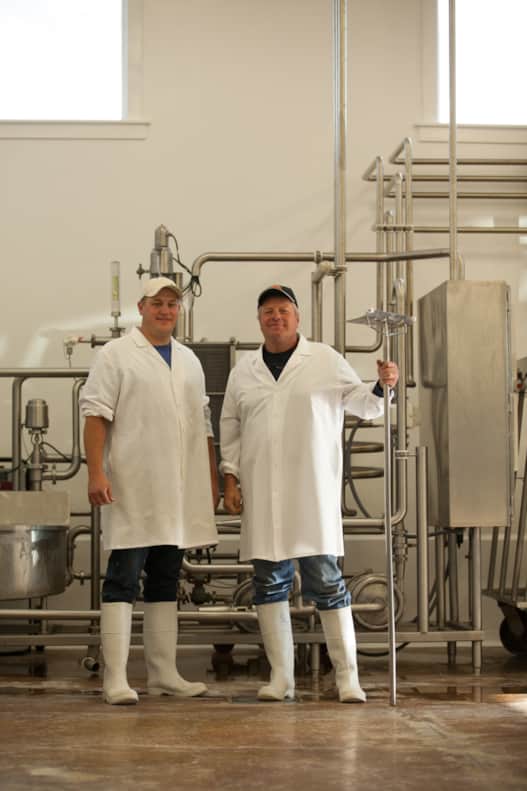 Grant and Russel Kohler of Heber Valley Cheese. Photo by David Vogel.