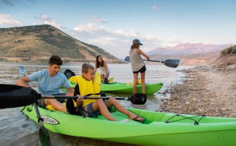 Deer Creek State Park is a medium-sized reservoir that offers playful summer days filled with boating, fishing and watersports.