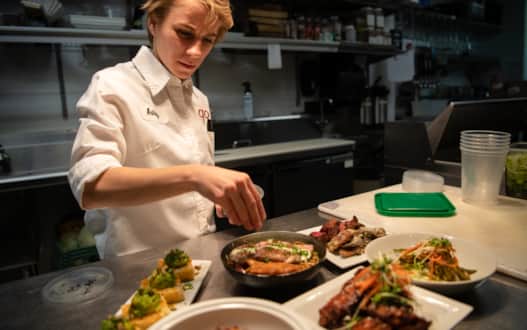 Sego Restaurant focuses on regional and new American cuisine in a rotating menu with seasonal ingredients.