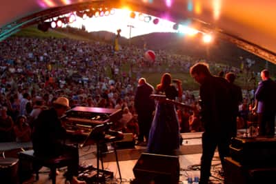 The Park City Institute hosts the Concerts on the Slopes summer concert series each year at the Canyons Village, showcasing musical talent from across the globe in an immersive mountain setting.