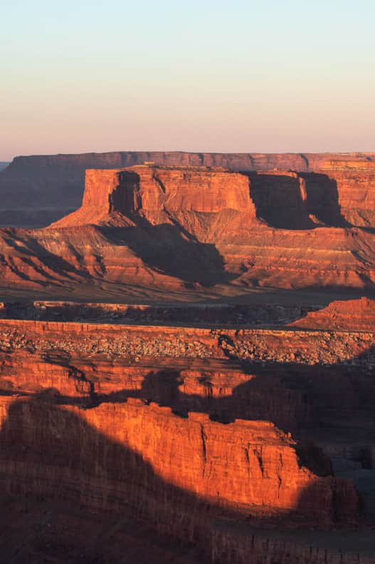 Sunrise at Dead Horse State Park.
