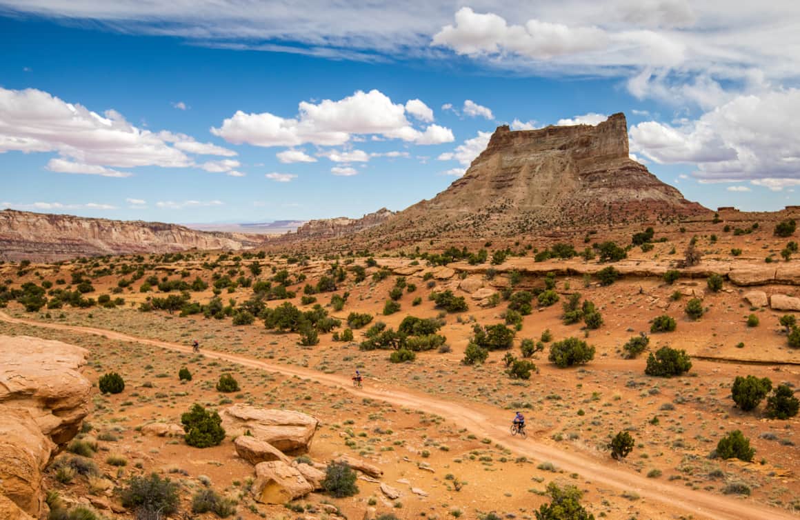 Miles away from civilization in the San Rafael Swell.