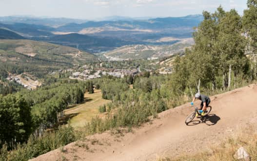 Lift up, bike down. The benefits of the Deer Valley bike haul.