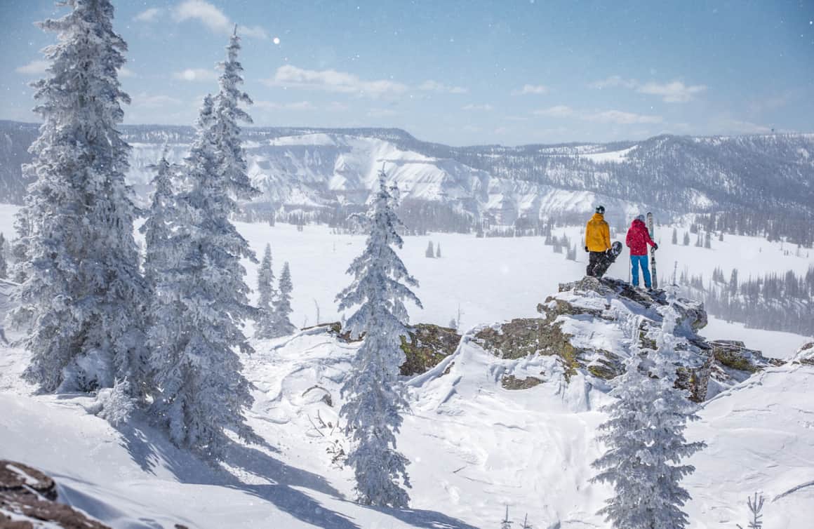 Combining evergreen spruce and aspen, Brian Head Resort boasts the highest base elevation among Utah's resorts.