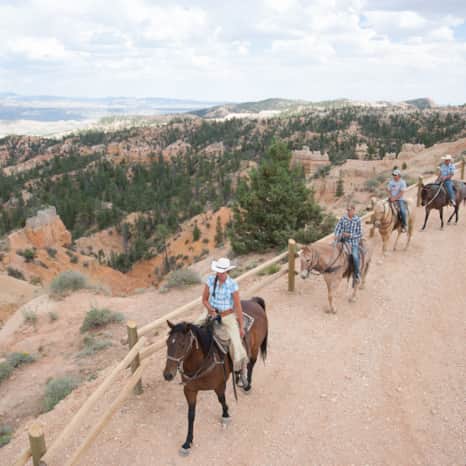 Bryce Canyon on horseback is a great way to experience the park during the summer and fall months.