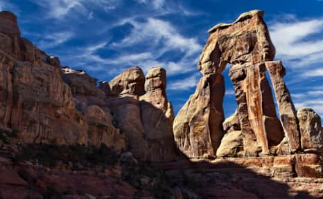 Druid Arch in The Needles district of Canyonlands National Park