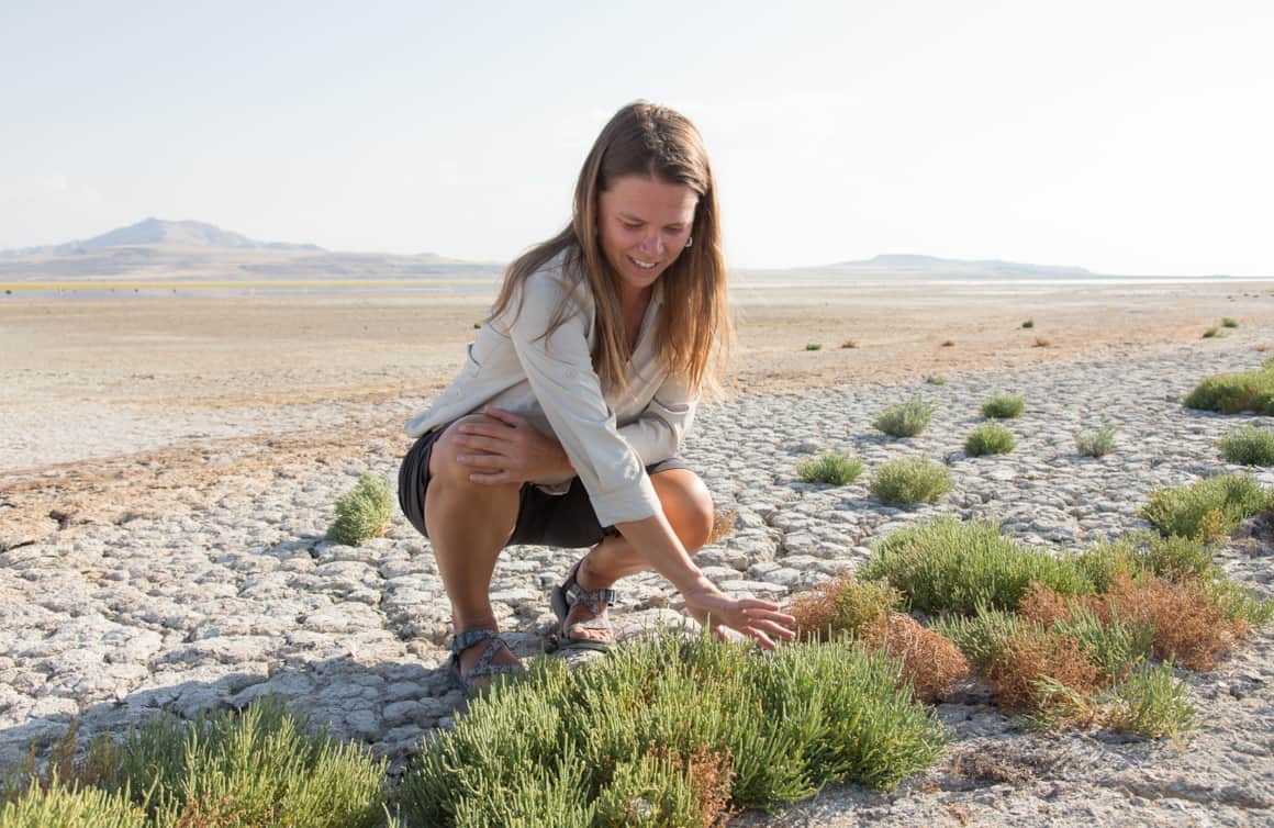 Jaimi Butler at Antelope Island State Park
