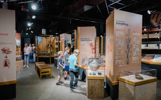 Explore ancient Native American artifacts, exhibits, and petroglyphs at Fremont Indian State Park.