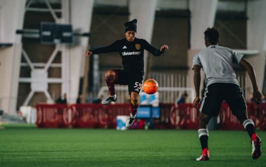 Sebastian Velasquez trains in advance of the 2018 season