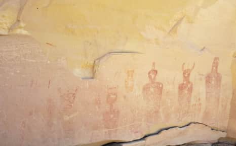 Through traditional knowledge, Native Americans are able to read into the rock and understand when a zigzagging line represents a snake, the meander of a stream, or the travels of a family across time and space.