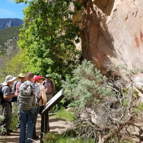 Remember to approach rock imagery sites as you would other sacred spaces.
