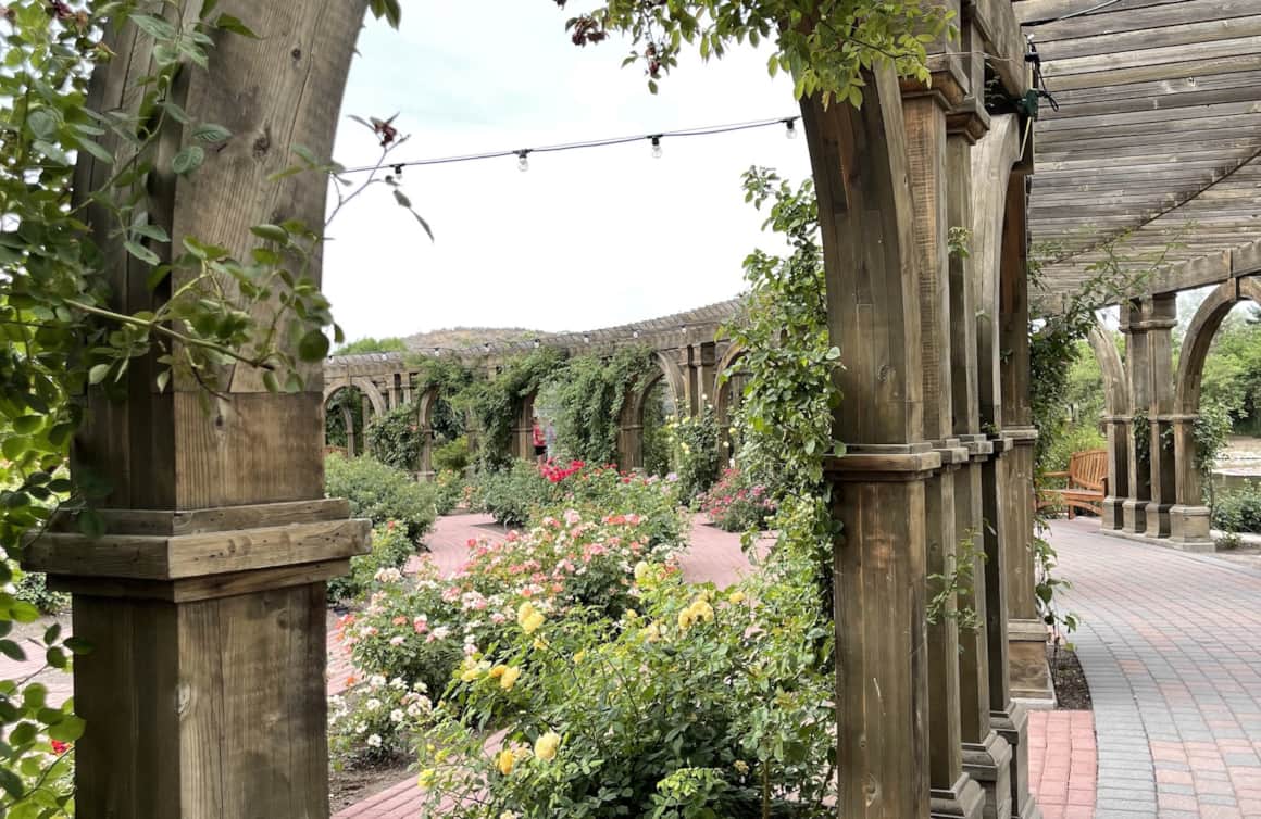Ashton Gardens features 50-acres of trees, blooms, hardscapes, water features and sculptures.