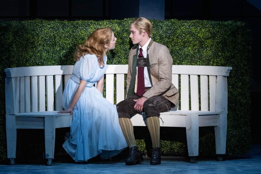 Julia Kuzmich and Ethan Van Slyke in the Utah Shakespeare Festival’s 2022 production of The Sound of Music.